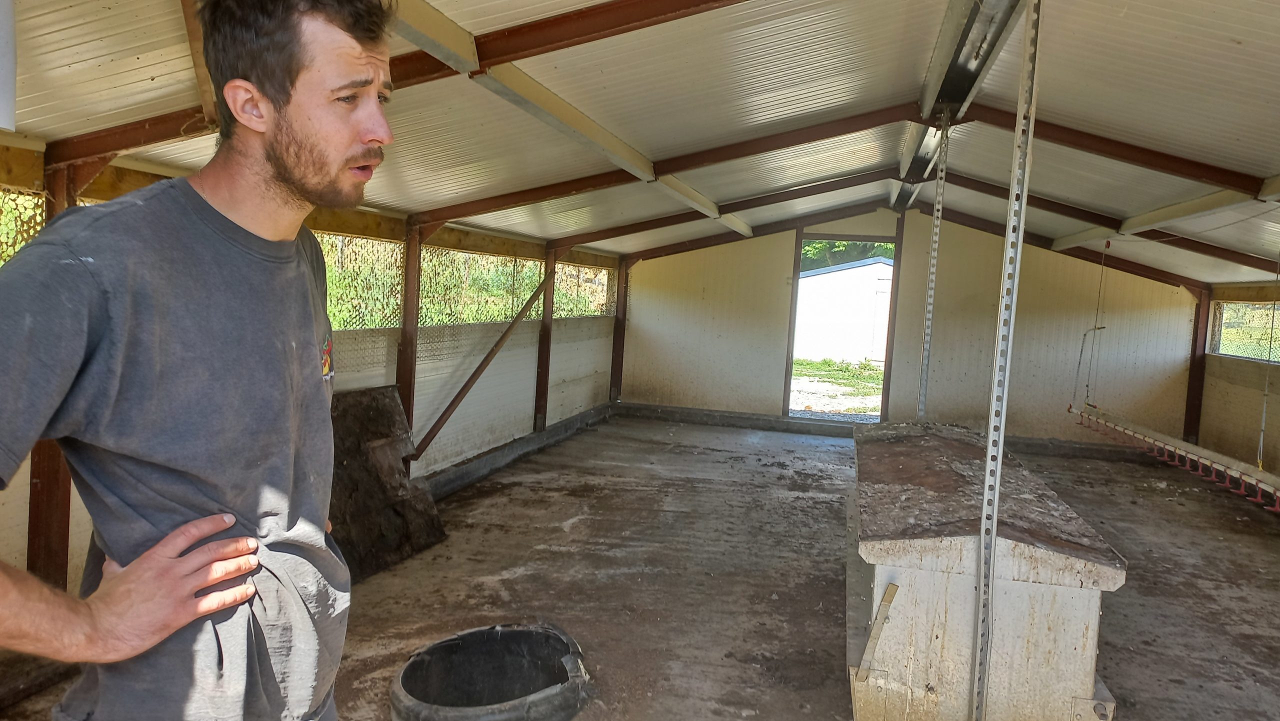 poulailler en vide sanitaire